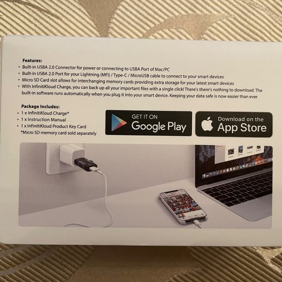 InfinitiKloud Charge PC/Mac/Android/IOS InfinitiKloud Charge 128GB - Picture 5 of 15